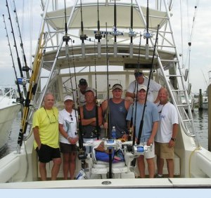 Salt water fishing charter