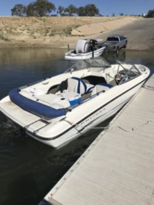 boat at the dock with no bilge plug